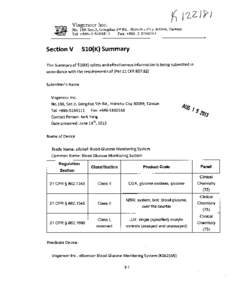 Visgeneer Inc. No. 188 Sec.3, Gongdao 5th Rd., Hsinchu City 30069, Taiwan Fax: +[removed]Tel: +[removed]Section V