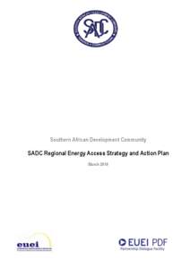 Southern African Development Community  SADC Regional Energy Access Strategy and Action Plan March 2010  Contents