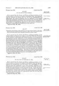 68 S T A T . ]  P R I V A T E LAW[removed]J U L Y 2 8 , 1954 Private Law 560