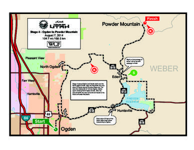 Powder Mountain Stage 4 - Ogden to Powder Mountain August 7, [removed]mi[removed]km  Pleasant View