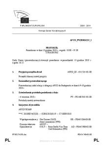 [removed]PARLAMENT EUROPEJSKI Komisja Spraw Konstytucyjnych  AFCO_PV(2010)1213_1