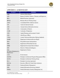 Government / United States Department of Homeland Security / ISO/IEC 11179 / Metadata registry / National Information Exchange Model / United States Department of Justice Justice Management Division / Information Sharing Environment / Information security / Chief information officer / United States Department of Justice / Data / Information