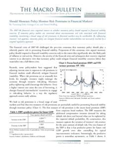 Economic history / Monetary policy / Macroeconomic policy / Public finance / Inflation / Interest rate / Federal Reserve System / Insurance / Financial crisis / Economics / Economic bubbles / Macroeconomics