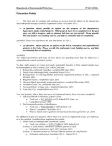 Microsoft Word - DEP FY16 Discussion Points-Response.doc