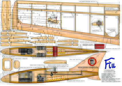 Bord d’attaque / leading edge : balsa 10x10  Clé d’aile / wing joiner : 3x balsa 2 mm + 1x balsa 2 mm N8 N7