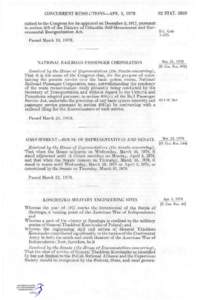 CONCURRENT RESOLUTIONS—APR. 3, [removed]STAT[removed]mitted to the Congress for its approval on December 2,1977, pursuant to section 303 of the District of Columbia Self-Government and Governmental Reorganization Act.