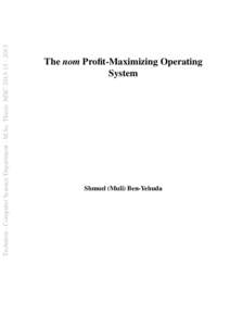 Science and technology in Israel / Assaf Schuster / Ben Yehuda / Technion  Israel Institute of Technology / Latency / Ran / Orna / Throughput / Engineering / Israel / Time