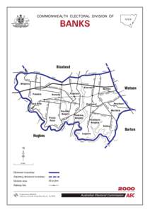 COMMONWEALTH ELECTORAL DIVISION OF NSW BANKS  Blaxland