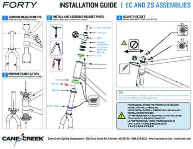 INSTALLATION GUIDE | EC AND ZS ASSEMBLIES 1 CONFIRM MEASUREMENTS WWW.HEADSETFITFINDER.COM