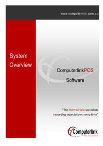 ComputerlinkPOS Overview.pub