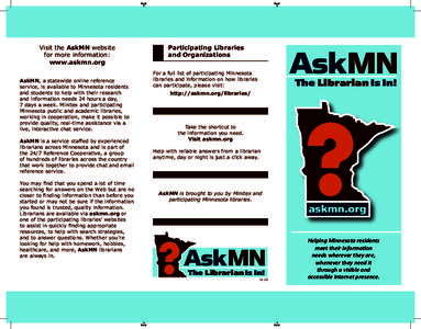 Fold  Visit the AskMN website for more information: www.askmn.org