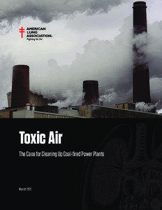 Toxic Air The Case for Cleaning Up Coal-fired Power Plants