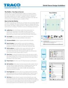 Shrink Sleeve Design Guidelines  The Dieline - Your Key to Success Traco Dieline