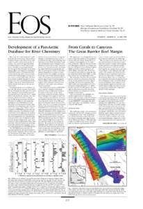 News: Earthquake Monitoring in Europe, Pg. 219 Meetings: A Comprehensive Forest Nutrient Cycle Model, Pg. 220 Book Review: Numerical Modeling of Ocean Circulation, Pg. 221 volume 89 number[removed]jUNE[removed]Development of