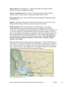 Fluvial landforms / Rivers / Water streams / Hydraulic engineering / Missouri River / Jefferson River / River source / Water resources / Streamflow / Water / Geography of the United States / Hydrology