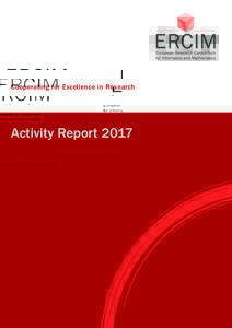 Cooperating for Excellence in Research  Activity Report 2017 Contents