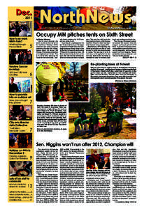 Dec[removed]NorthNews Vol. 21, No. 9 • November 23, 2011