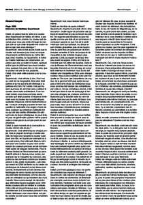 ∂ 2004 ¥ 10 Traduction: Xavier Bélorgey, architecte; E-Mail:   Résumé français Page 1090 Interview de Matthias Sauerbruch Detail: on pense tout de suite à la couleur