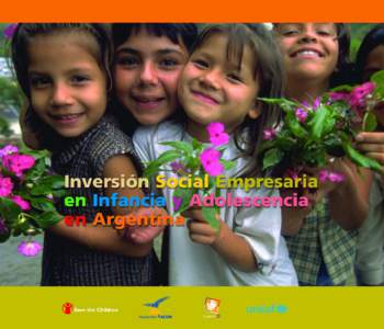 El presente trabajo se realizó bajo la supervición técnica e institucional de Lucia Losoviz (Save the Children), Santos Lio (Fundación Arcor), Verónica Aftalion (Fundación C&A) y Javier Curcio (UNICEF).