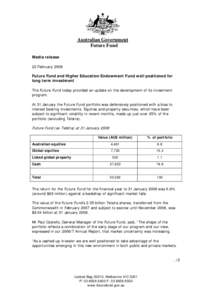 Microsoft Word - Future Fund portfolio update - final[removed]doc