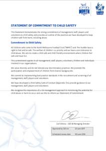 Microsoft Word - NMFC The Huddle Statement of Commitment to Child Safety  Code of Conduct - June 2017.docx