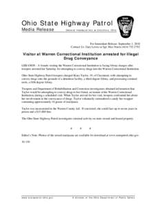 Government / Ohio State Highway Patrol / Warren Correctional Institution / Highway patrol