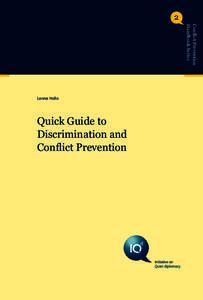 2 Conflict Prevention Handbook Series Lanna Hollo