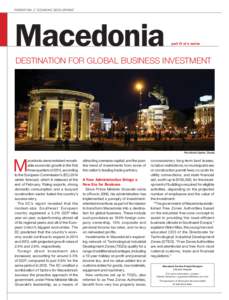 PROMOTION // ECONOMIC DEVELOPMENT  Macedonia part IV of a series