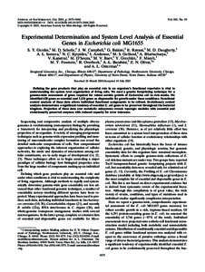 JOURNAL OF BACTERIOLOGY, Oct. 2003, p. 5673–[removed]/$08.00⫹0 DOI: [removed]JB[removed]–[removed]Copyright © 2003, American Society for Microbiology. All Rights Reserved. Vol. 185, No. 19