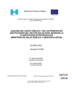 Ministerio de Finanzas Públicas Guatemala Unión Europea  Proyecto de Apoyo a la Gestión Presupuestaria en Guatemala –AGEP-CEDCI-ALA[removed]