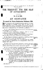 I  [Extract from Commonwealth of Australia Gazette, No. 40, dated 29th June, [removed]THE TERRITORY FOR THE SEAT