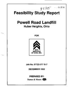 DAMES & MOORE - FEASIBILITY STUDY (FS) - PART 1 OF 2