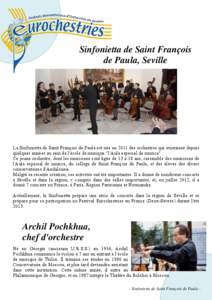 Sinfonietta de Saint François de Paula, Seville