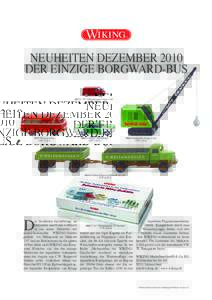 NEUHEITEN DEZEMBER 2010 DER EINZIGE BORGWARD-BUSVW T5 Kastenwagen N-Spur 1:160 UVP 5,90 €  Borgward Bus