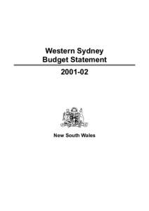 outline the Western Sydney Program budget provided by the MFA