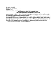 М. Zhludenko, Ph.D. student, T. Zakharova, Ph.D., S. Gayday, Ph.D., , A. Yatsimirsky, Ph. D. Taras Shevchenko National University of Kyiv, Kyiv