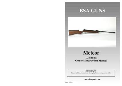 BSA GUNS  Meteor