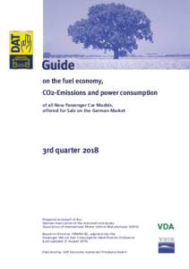 Guide on the fuel economy, CO2-Emissions and power consumption of all New Passenger Car Models, offered for Sale on the German Market