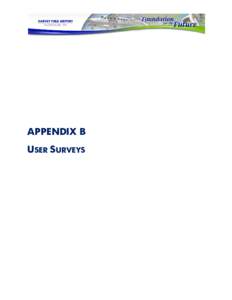 APPENDIX B USER SURVEYS 2014 Harvey Field Airport Owner/Operator Survey Page One