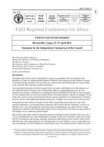 FAO Regional Conference for Latin America and the Caribbean