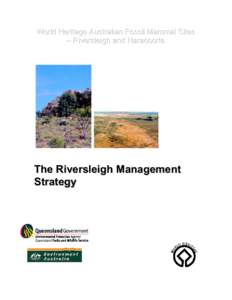 Geography of Australia / Lagerstätten / Riversleigh / Diprotodontia / National Heritage Area / Cultural heritage / Thylacine / Cenozoic / Phanerozoic / Australian National Heritage List