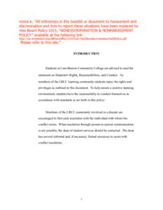 Linn–Benton Community College / LBCC / Student rights / Student affairs / Expulsion / Ethics / Applied ethics / Social philosophy / Bullying / Gender-based violence / Sexual harassment