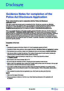 Guidance Notes Police Act Disclosure Application 02_09.indd