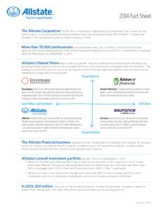 Institutional investors / Esurance / Financial services / Insurance / Economics / Allstate / Financial economics / Financial institutions