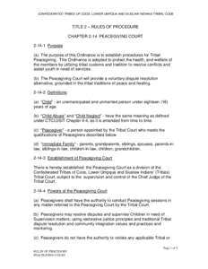 Microsoft Word - Ch 2-14 Peacegiving Court.doc