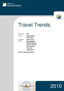Travel Trends Edition No.: 2010  Authors: