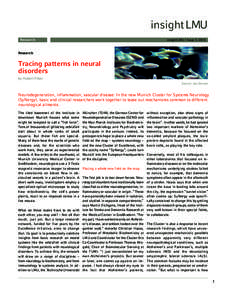 insightLMU Research insight LMU / Issue 1, 2013  Research