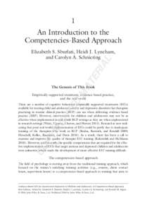 1  An Introduction to the Competencies-Based Approach  TE