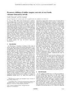 Igneous rocks / Geology of Indonesia / Sunda Arc / Volcanic hazards / Interferometric synthetic aperture radar / Volcanism / Types of volcanic eruptions / Volcano / Caldera / Geology / Volcanology / Plate tectonics