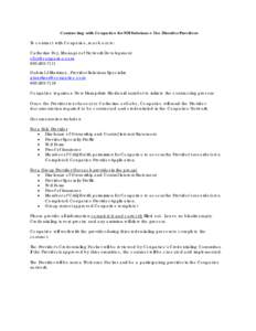 Contracting with Cenpatico for NH Substance Use Disorder Providers To contract with Cenpatico, reach out to: Catherine Foy, Manager of Network Development [removed[removed]Gabriel J Martinez , Provider Rel